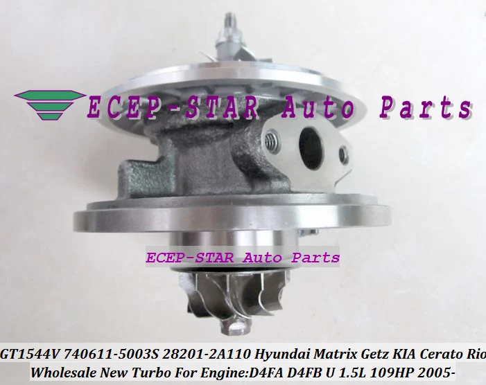 Бесплатная доставка турбокартридж CHRA GT1544V 740611 5001S 782403 для HYUNDAI Matrix Getz KIA Rio Pdride л D4FA