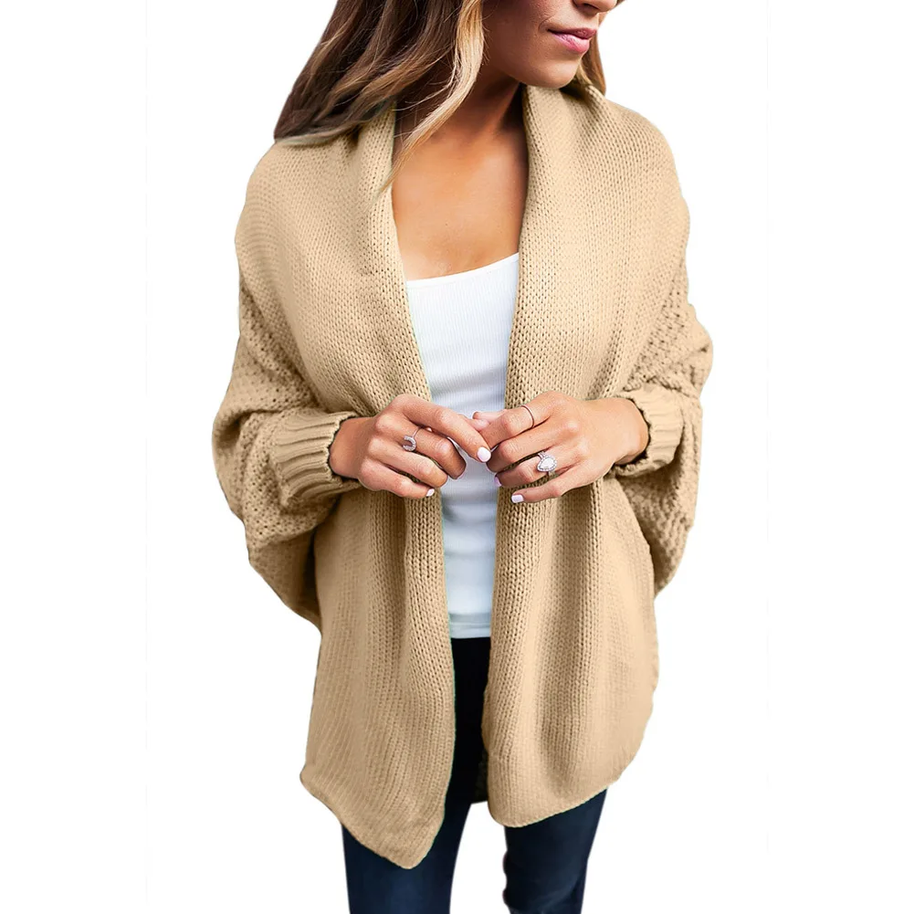 Female Cardigans Big size Knit Cardigan coat Korean Long Sleeved Sweaters Plus Size Maglioni 27751 Dames Trui Vrouwen Sueter Top