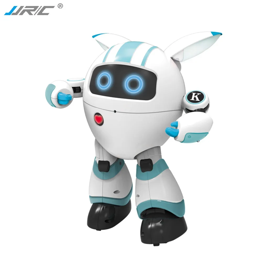 JJRCR14 KAQI-YOYO 2,4 г умный робот RC программируемый Поющий кукольный театр сияющий свет милый внешний вид подарки игрушки для детей