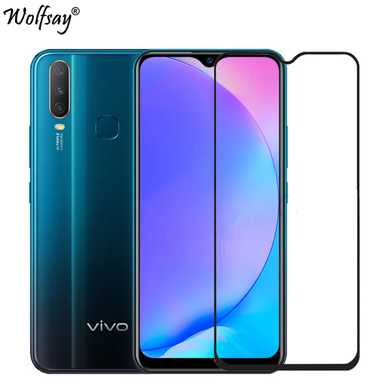 

9H Screen Protector For Vivo Y17 Y15 Y12 Y3 Glass Tempered Full Cover Protective Glass For Vivo Y17 Safety Glass For Vivo Y3 Y17