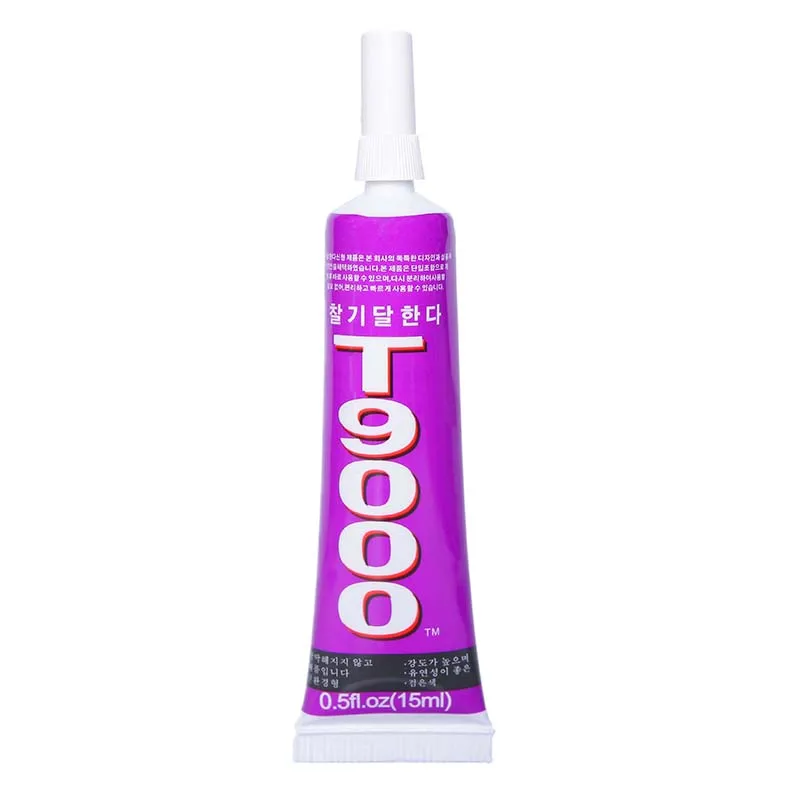 

2Pcs Epoxy Resin T9000 15ml Glue Liquid Super Strong Fabric Adhesive Wood Plastic Touch Screen Bond Scrapbook School Cloth Hobby