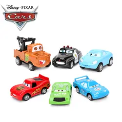 6 шт./компл. 1: 64 Diecast disney Pixar Cars 3 игрушки Молния Маккуин Джексон шторм матер Мак дядя грузовик тянуть назад модель автомобиля подарки