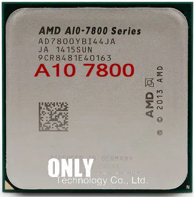 AMD A10-Series A10 7800 3,5 ГГц четырехъядерный процессор AD7800YBI44JA/AD780BYBI44JA разъем FM2