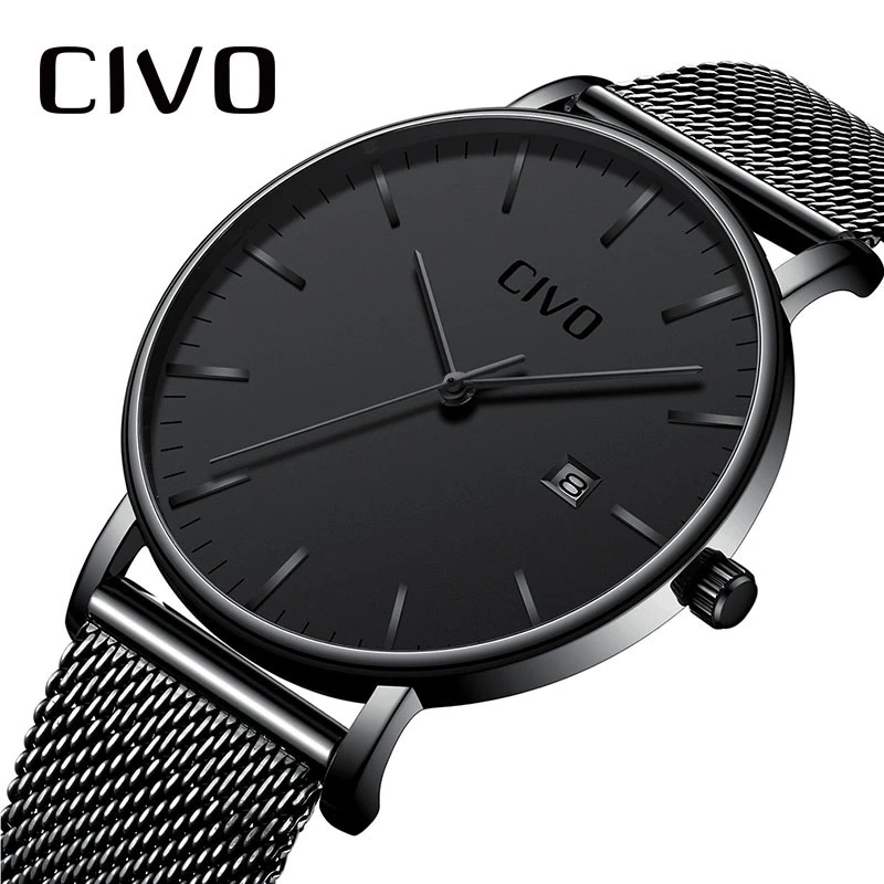 Ultra thin waterproof watch Clearance