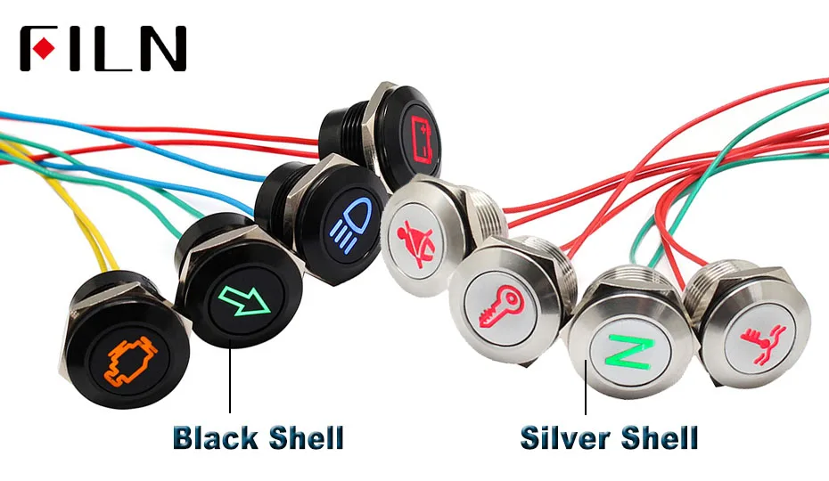 19mm symbol indicator light