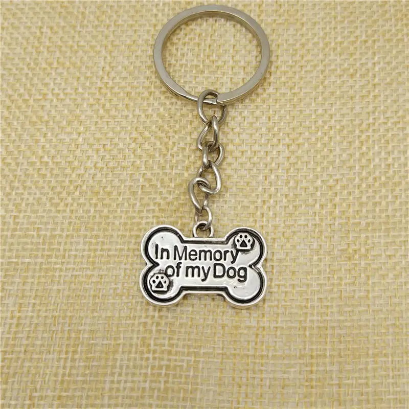 LPHZQH Wholesale Fashion Cute Dog Keychain Trendy Dog Tag Pet Dog Bone