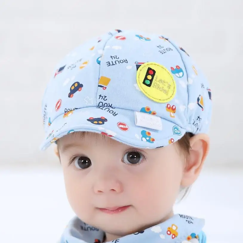 

New popular KidS Boy Girl HatS Little Car Baseball Beret Cap winter Fitted hats for Children from 0 to 3 years old 17Dec5
