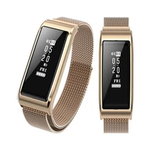 B29 2018 Fashion Smart Watch Metal Elegant Ladies Wristband Waterproof Bluetooth Sport Bracelet Blood Pressure Fitness Tracker