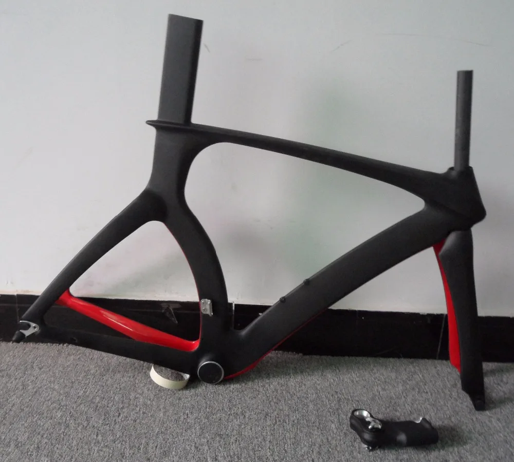 Carbon bsa road bike frame time trail cycle frameset full carbon fiber
