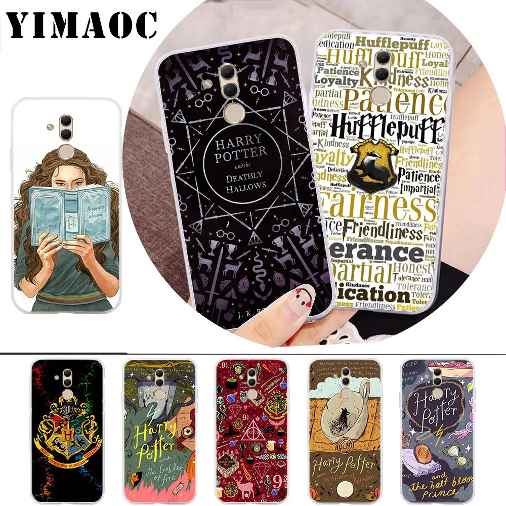 

YIMAOC Harry Potter Hallow quotes Soft Case for Huawei Mate 20 10 Nova lite 3 3i 2i Y6 Y7 Prime Y9 Cover