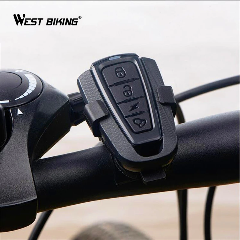 Best WEST BIKING Waterproof Anti-theft Alarm Bike Light Saddle Taillight Warning Flashlight Cycling Rear Lamp Antitheft Bicycle Light 2