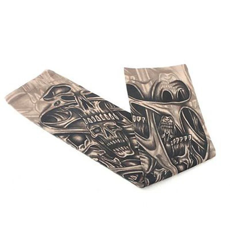 Sun Protection Arm Sleeves Ice Arm Sleeves Raccoon Arm Warmers Huation Tattoo Sleeves Arm Warmer Unisex UV Protection Outdoor Temporary Fake Tattoo Arm Sleeve Warmer Sleeve Mangas