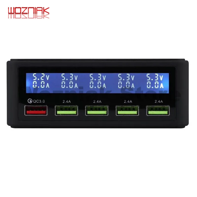5 USB Mobile Phone Charger Real-time Dynamic of