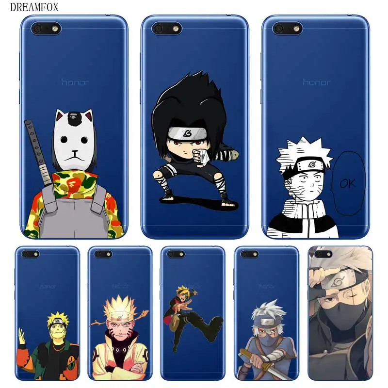 

N355 Naruto Cool Soft TPU Silicone Case Cover For Huawei Honor 8C 8X 9 10 20i V10 V20 Note10 Max Lite Magic2