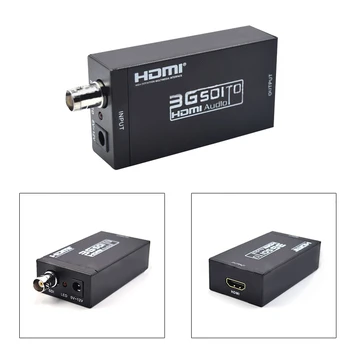 

3G SDI to HDMI Video Audio Converter Coaxial Adapter with Power Adapter GDeals