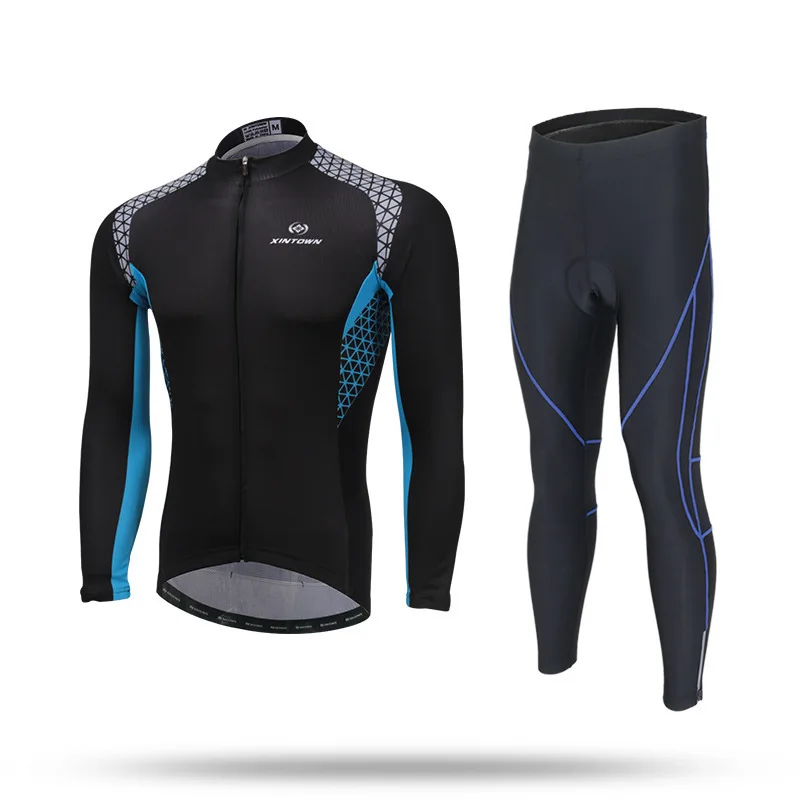 

BOODUN Cycling Wear Catch Down Suit 2017 New Pattern Winter Long Sleeve Suit Male Bicycle Concise 2