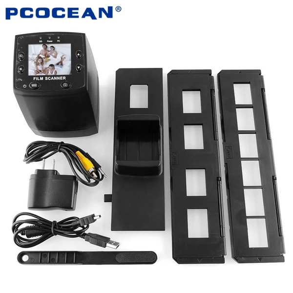 

10PCS 5MP 35mm Negative Film Slide Scanner 2.4'' LCD USB Negative Film to Digital Converter Photo Scan Scanner _DHL
