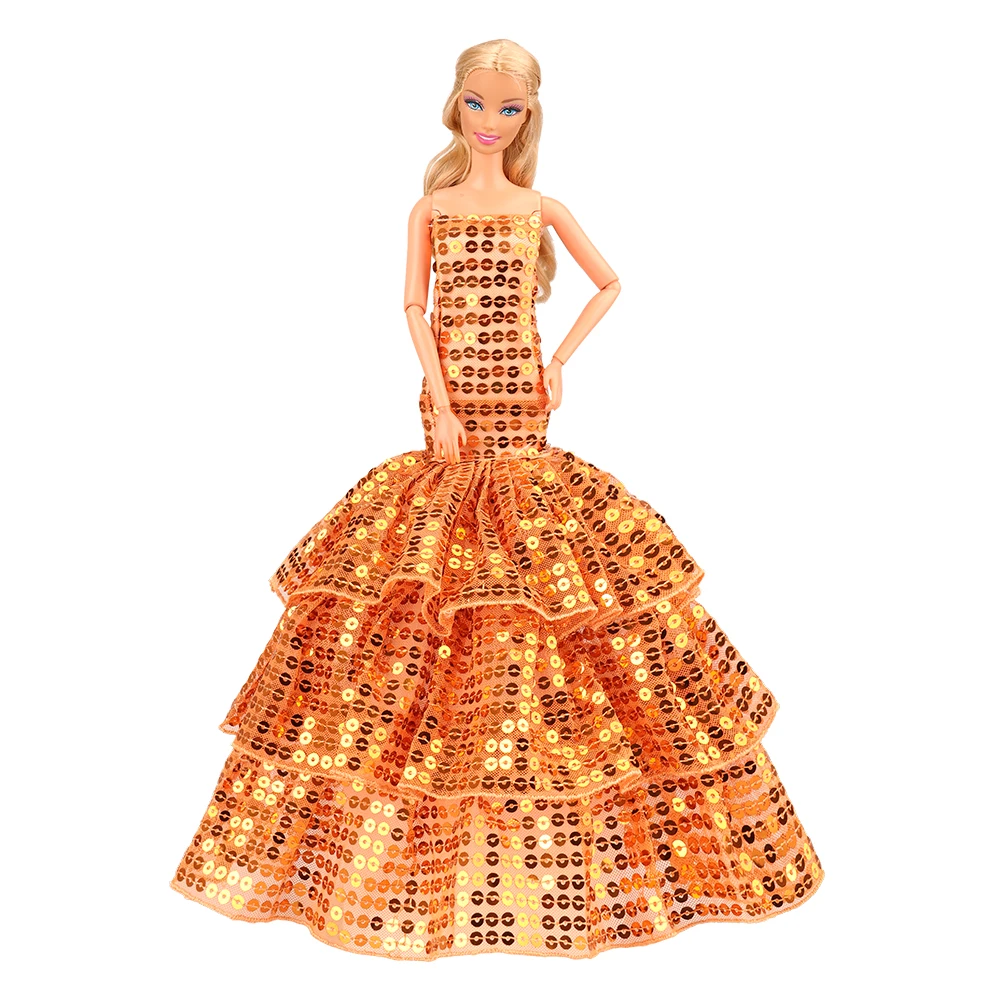 Горячая Мода ручной работы Красивые вечерние платье русалки Куклы Аксессуары куклы нашего поколения одежда для игры Барби DIY подарок