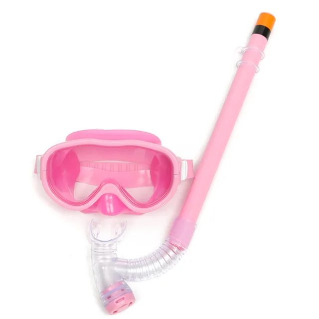2018 New Professional Silicone Diving Goggles Set Anti-Fog Glasses Mask Swimming Diving Snorkel Breathing Tub For Children Kids