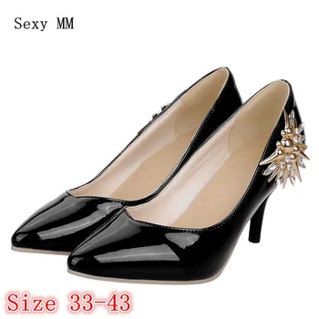 

High Heels Women High Heel Shoes Pumps Stiletto Woman Party Wedding Shoes Kitten Heels Plus Size 33 - 40 41 42 43