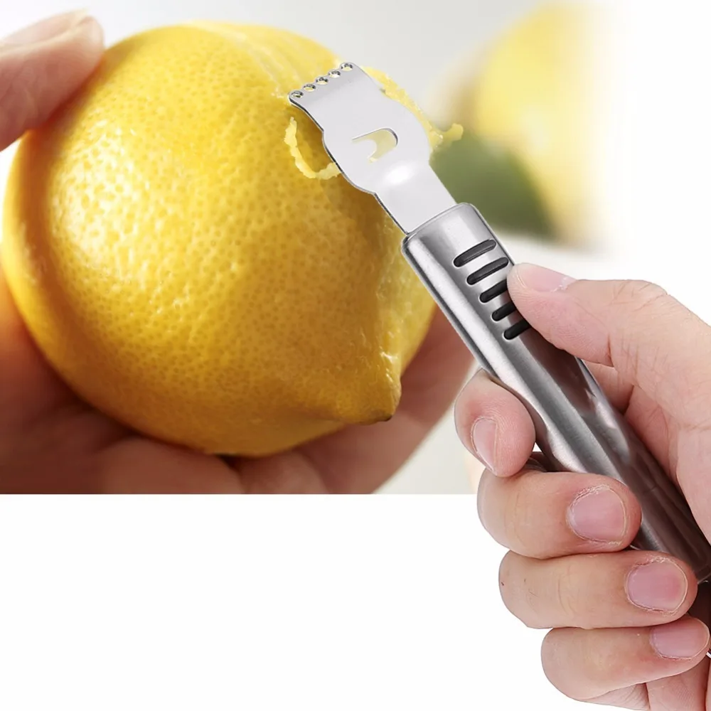 LIRUIKA нержавеющая сталь фрукты Peelers Лимон Оранжевый Zester терка для овощей