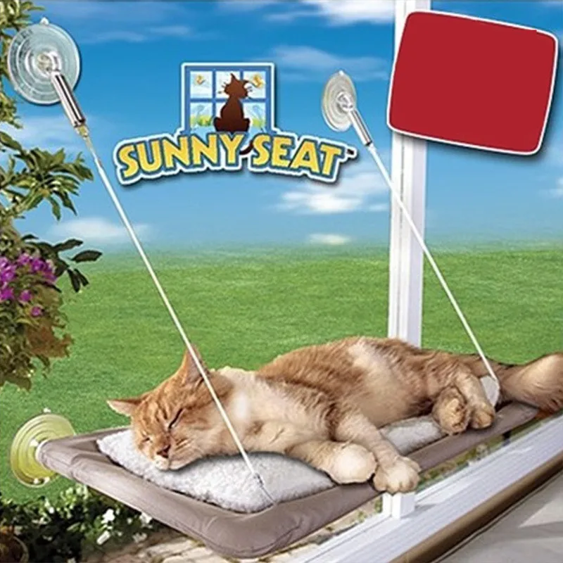 

Cat Sucker type hammock house Pet bed Mats Sucker type Steel wire hang line fossa nest Pet Products Accessories Supplies