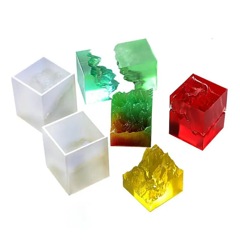 

Double-Sided Mountain Decor Silicone Mold Jewelry Findings Pendant Accessories DIY Charms Handmade Translucent Epoxy Resin Mould
