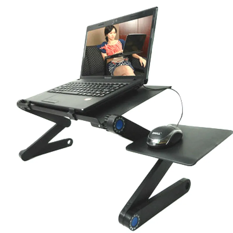 

Portable foldable adjustable folding table for Laptop Desk Computer mesa para notebook Stand Tray For Sofa Bed