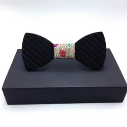 Рождественский подарок 2018 модные деревянный для взрослых галстуки-бабочки Для мужчин праздничный галстук-бабочка костюм декоративный