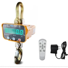 220 В Электронные Крановые весы, цифровые заряжаемые светодиодный крючок с пультом дистанционного управления 1T 2T 3T 5T