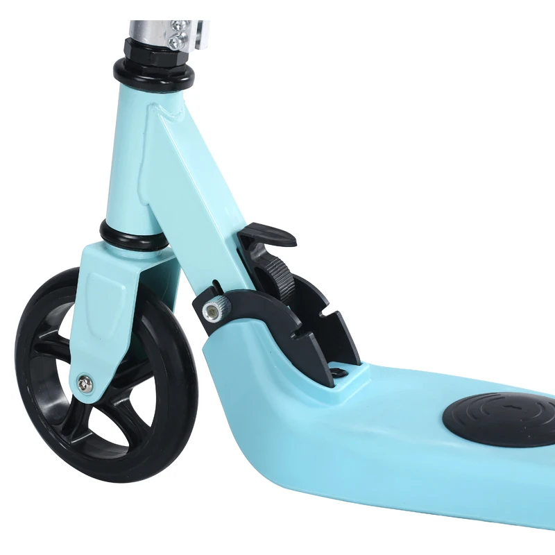 Cheap OUXI Children Folding Electric Scooter Two-Wheel Smart E-Scooter With Light Weight Kick Electric Skateboard For Kids Three Color 4