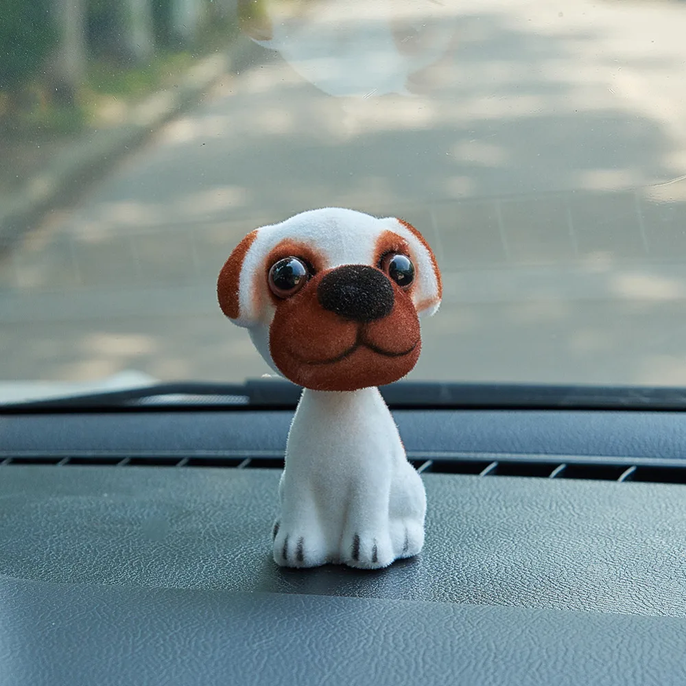  Car Ornament Shaking Doll Shaking Head Toy Dogs Automobile Interior Nodding Dog