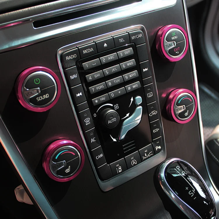 

1PCS Car Air Conditioning Control Switch AC Knob Fit For VOLVO S60//S60L/S80L