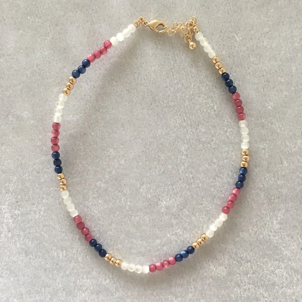 

TRENDY GOLD COLOR PALM TREE PENDANT BEAD CHOKER NECKLACE FOR WOMEN GIRL