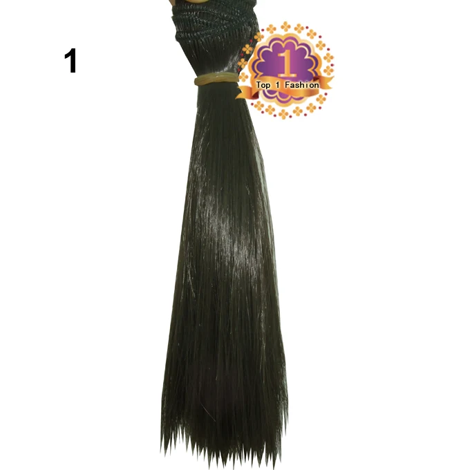 15 см* 100 см локон коричневый falxen золотой черный хаки натуральный цвет BJD прямые кукольные парики волосы для 1/3 1/4 BJD diy