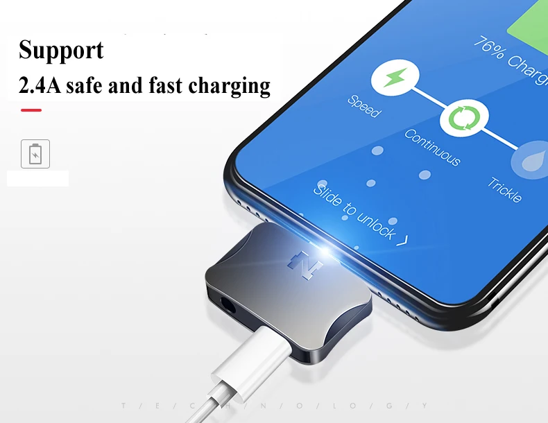 Nohon Adapter For Lightning to For Dual Lightning or For Lightning to For Lightning + 3.5mm Audio  Details  (06)