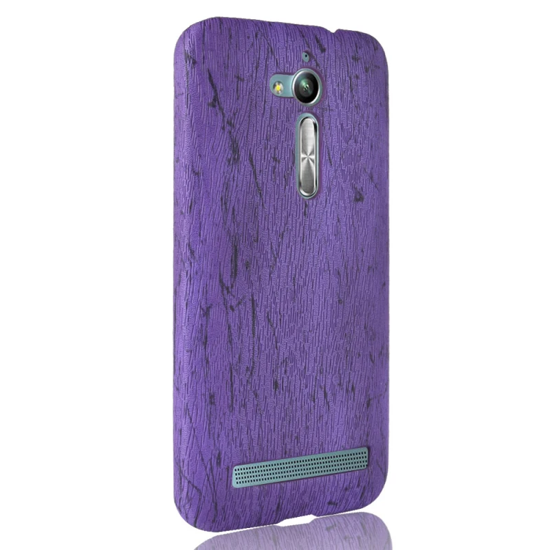 Asus Zenfone Go ZB500KL 5inch Wood grain PU leather +PC case_95
