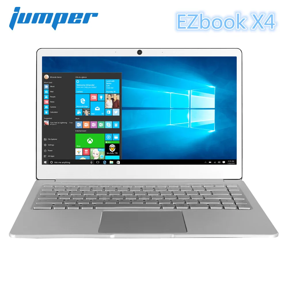 Jumper EZbook X4 ноутбук 14 0 ''Windows 10 Intel Apollo Lake J3455 ПК четырехъядерный 1 5 ГГц 6 ГБ + 128 Гб 2