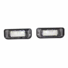 2x Error Free18 LED Number License Plate Light Car Bulbs Auto Lamps Car Light Source Fit For Mercedes Benz W220 S320 S420 S430