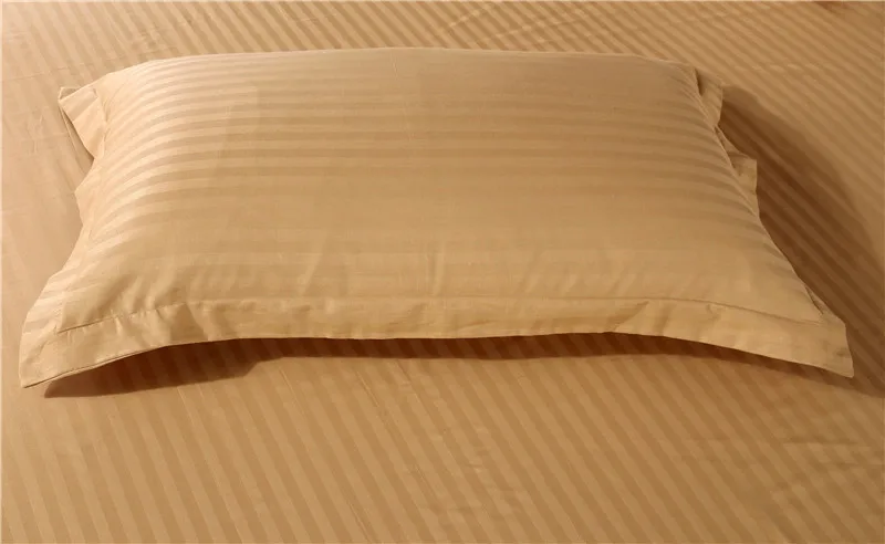 2 шт Премиум атласный тканевый чехол для подушки в полоску хлопок 50*70 см и 70*70 см больше спецификаций - Цвет: tuose