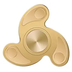 Взрослых Сплошной Цвет Вихрь Tri ручной Spinner Алюминий сплав кончик пальца Игрушечные лошадки