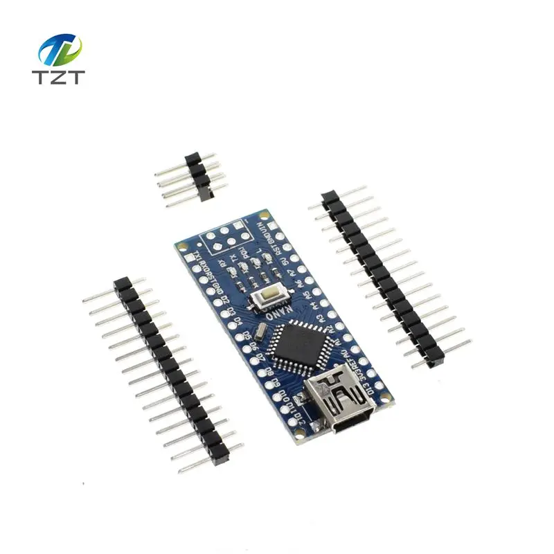 

Freeshipping ! 100pcs Nano 3.0 controller compatible with Arduino nano CH340 USB driver NO CABLE NANO V3.0