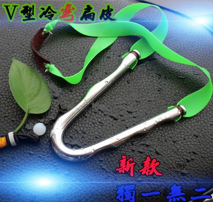 

"V" shape new type mini slinghot with the top 304 stainless steel