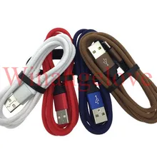 1 м type c usb кабель с нейлоновой оплеткой Алюминий сплава Кабель с разъемом usb-c для наборы аксессуаров для телефонов для samsung s8 для lg