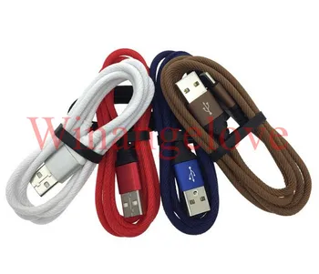 

1m type c Braided Nylon Aluminum Alloy usb c cable accessory bundles for samsung s8 for lg