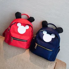 Disney Детский рюкзак лето новая сумка для девочек Веселый Микки Маус небольшой рюкзак модная сумка, клатч