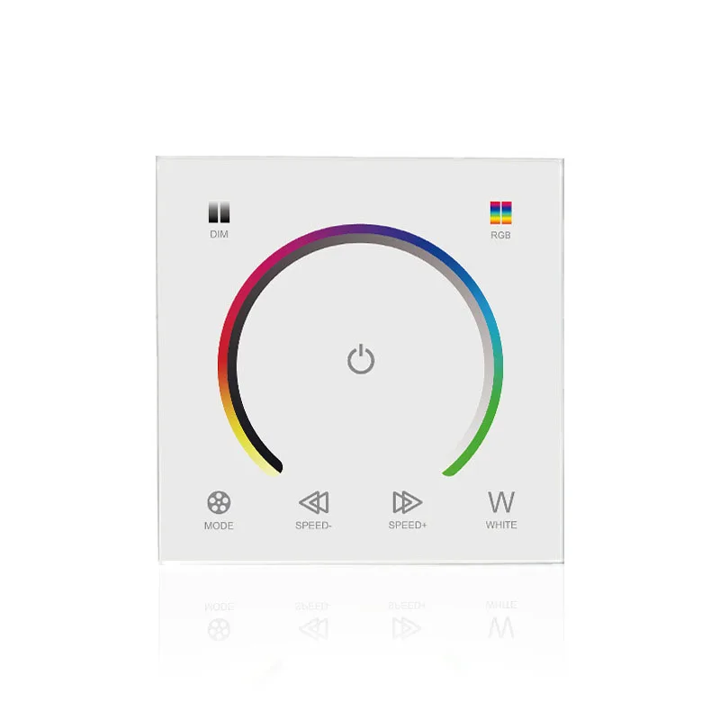 

Touching Panel RGB LED strips Dimmer Switch at 12V-24V,144W or 288W Power switch on/off Adjustable Light Controller