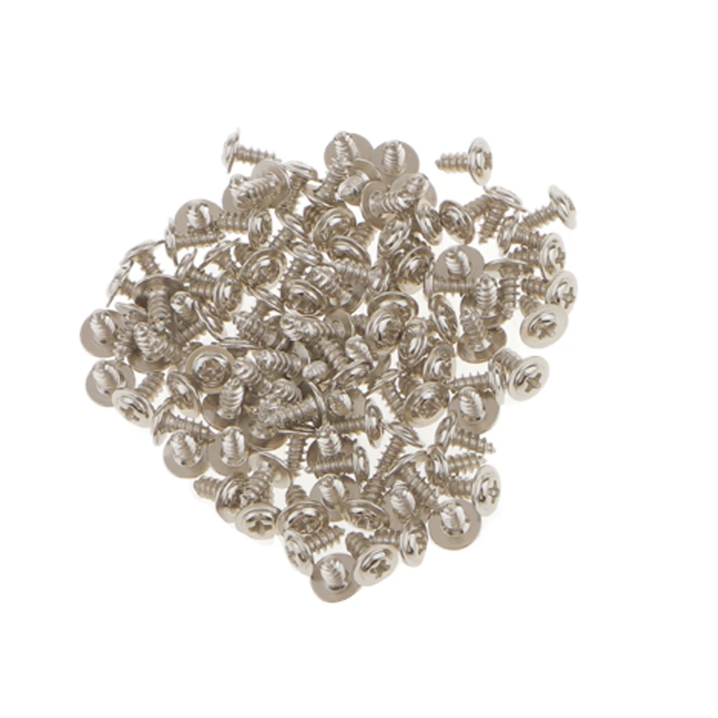 One Side Mounting Bracket Fixing Clips with Screws for 10mm LED Strip Light, Pack of 100