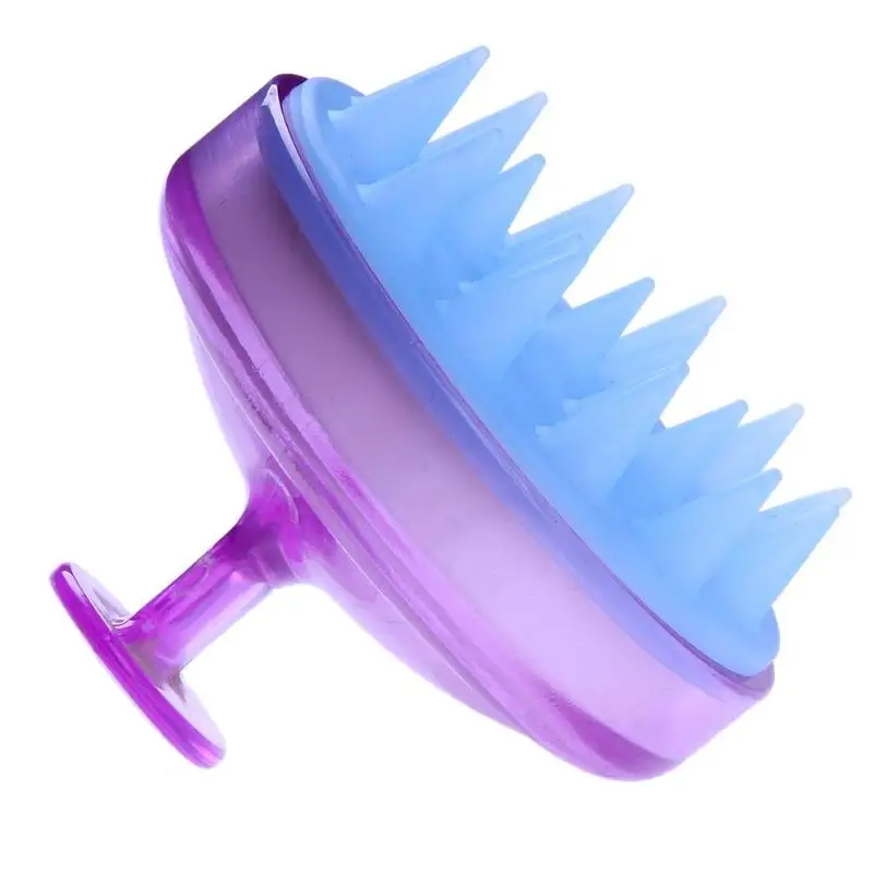 Новая Массажная щетка силиконовый шампунь Кисть для головы душ мытье тела волосы массажные инструменты массажер щетка расческа