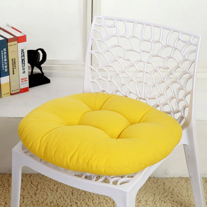 ГОРЯЧАЯ круглая подушка, подушка для сиденья, для стула, автомобиля, офиса, креативная офисная спинка стула, круглая подушка, диванная подушка, домашний текстиль для подушек
